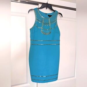 Turquoise dress
